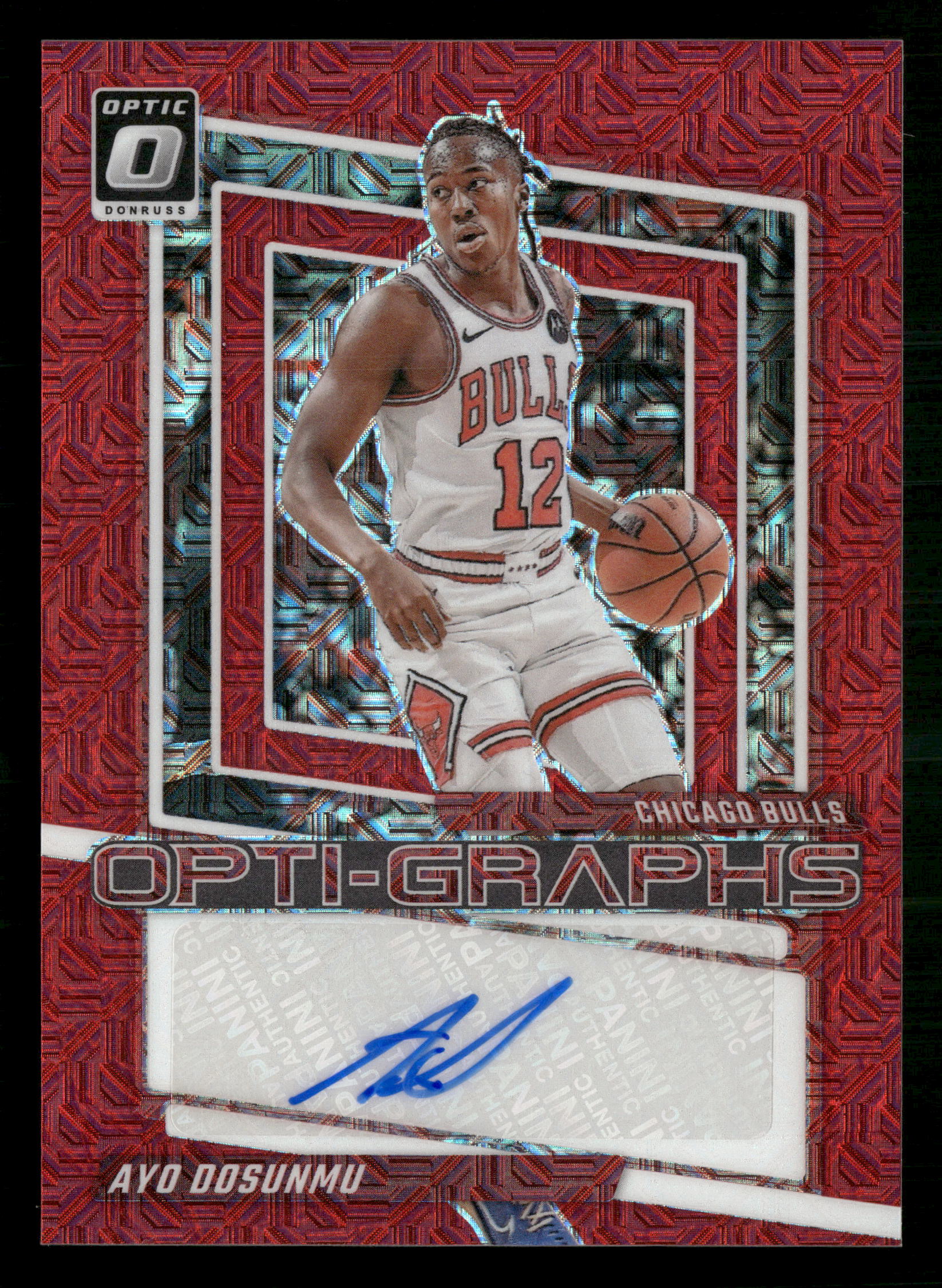 2023-24 Donruss Optic #OG-AYO Ayo Dosunmu Opti-Graphs Choice