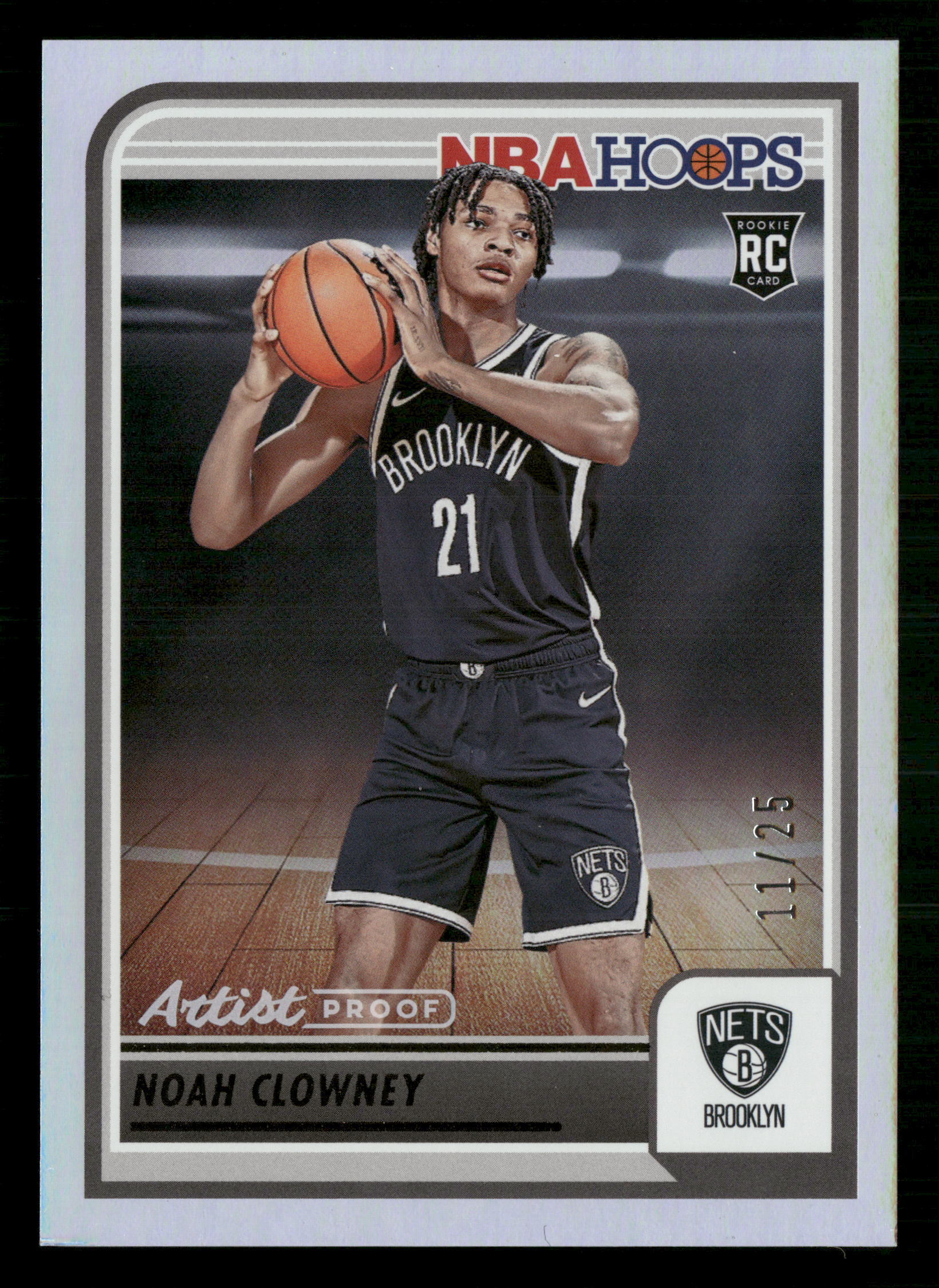 2023-24 Hoops #280 Noah Clowney Artist Proof #/25