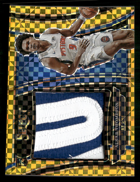 2023-24 Select #RJS-AS Ausar Thompson Jumbo Rookie Swatches Gold #/10