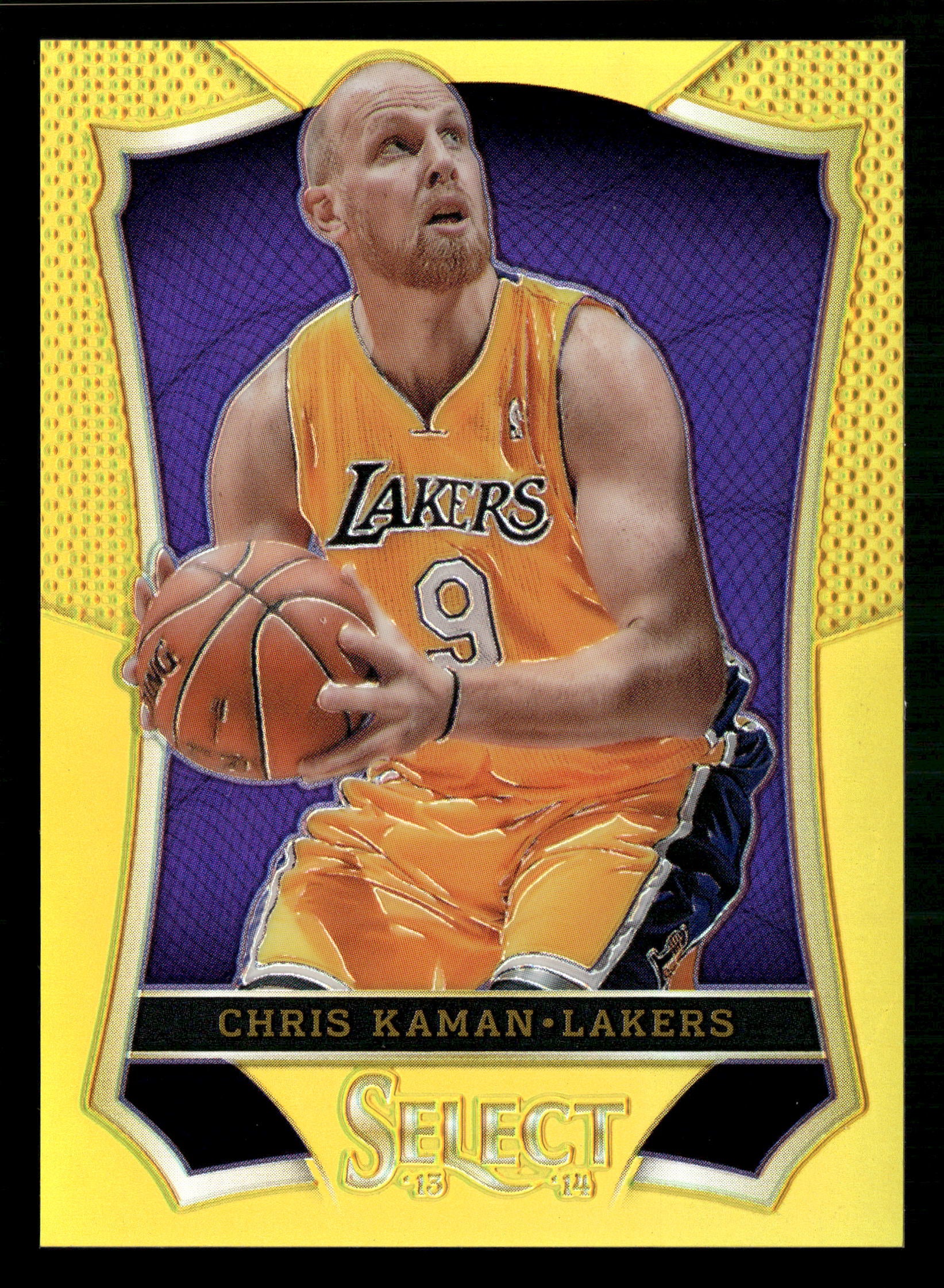 2013-14 Panini Select #58 Chris Kaman Prizms Gold #/10