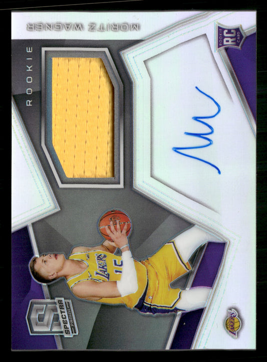 2018-19 Panini Spectra #130 Moritz Wagner Patch Auto RC #/299