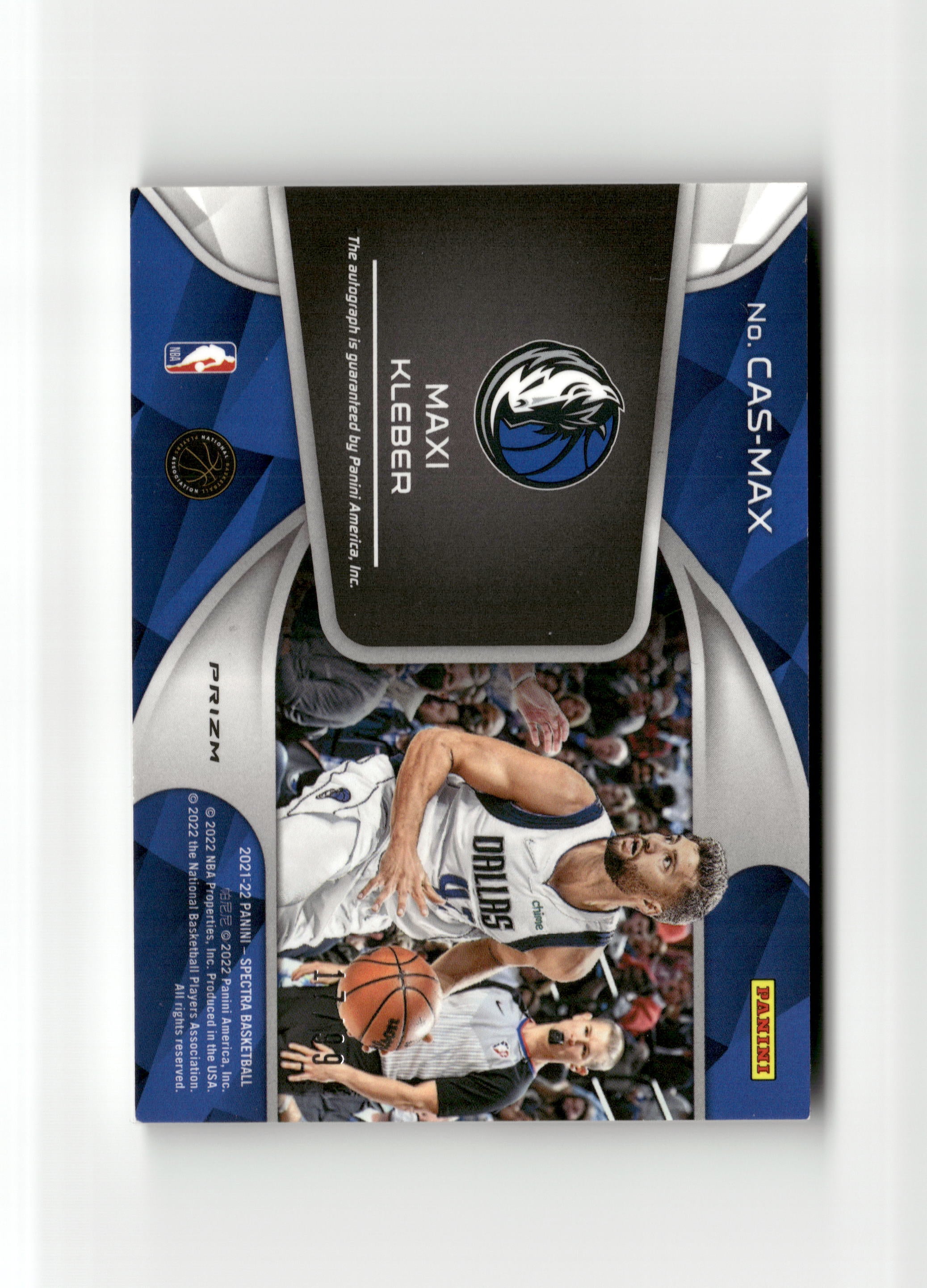 2021-22 Panini Spectra #CAS-MAX Maxi Kleber Catalysts Signatures #/99