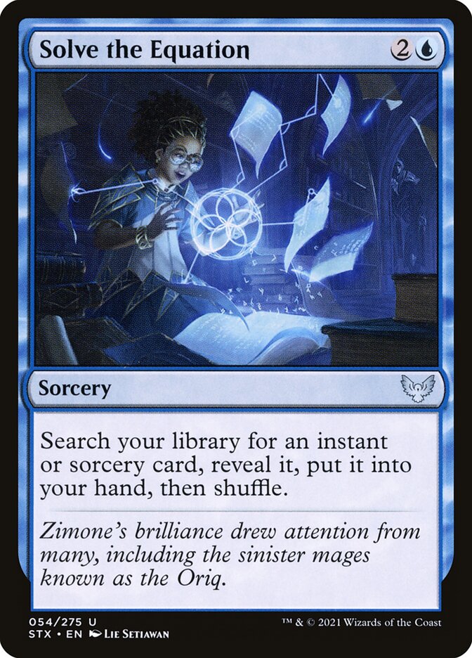 Solve the Equation 54 (Strixhaven: School of Mages) 