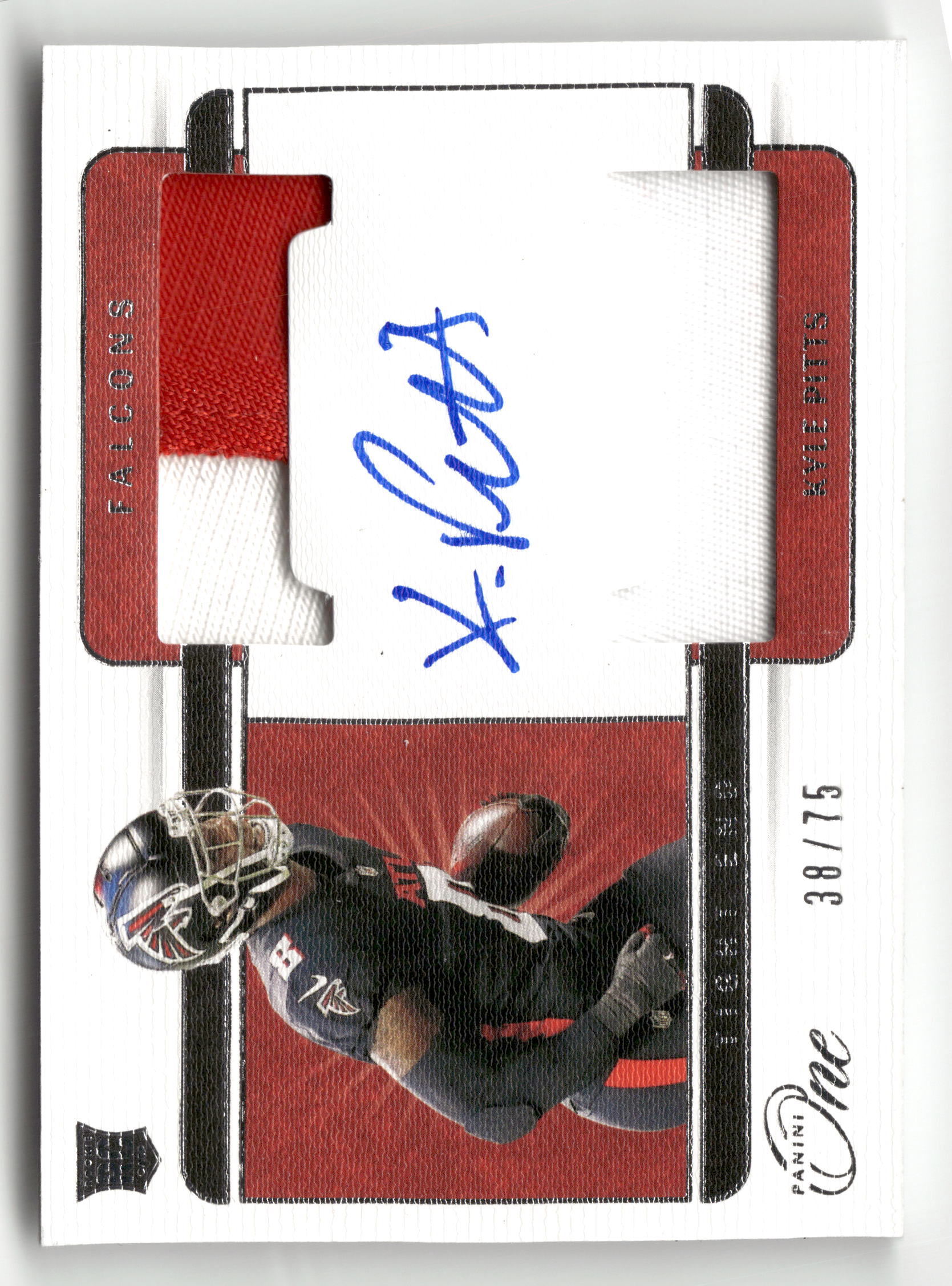 2021 Panini One #40 Kyle Pitts RPA /75 Red