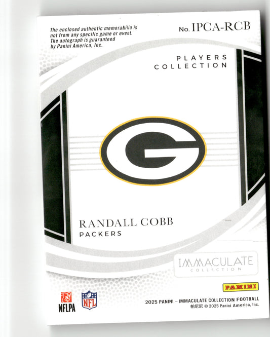 2025 Panini Immaculate Collection  #IPCA-RCB Randall Cobb RPA #/99
