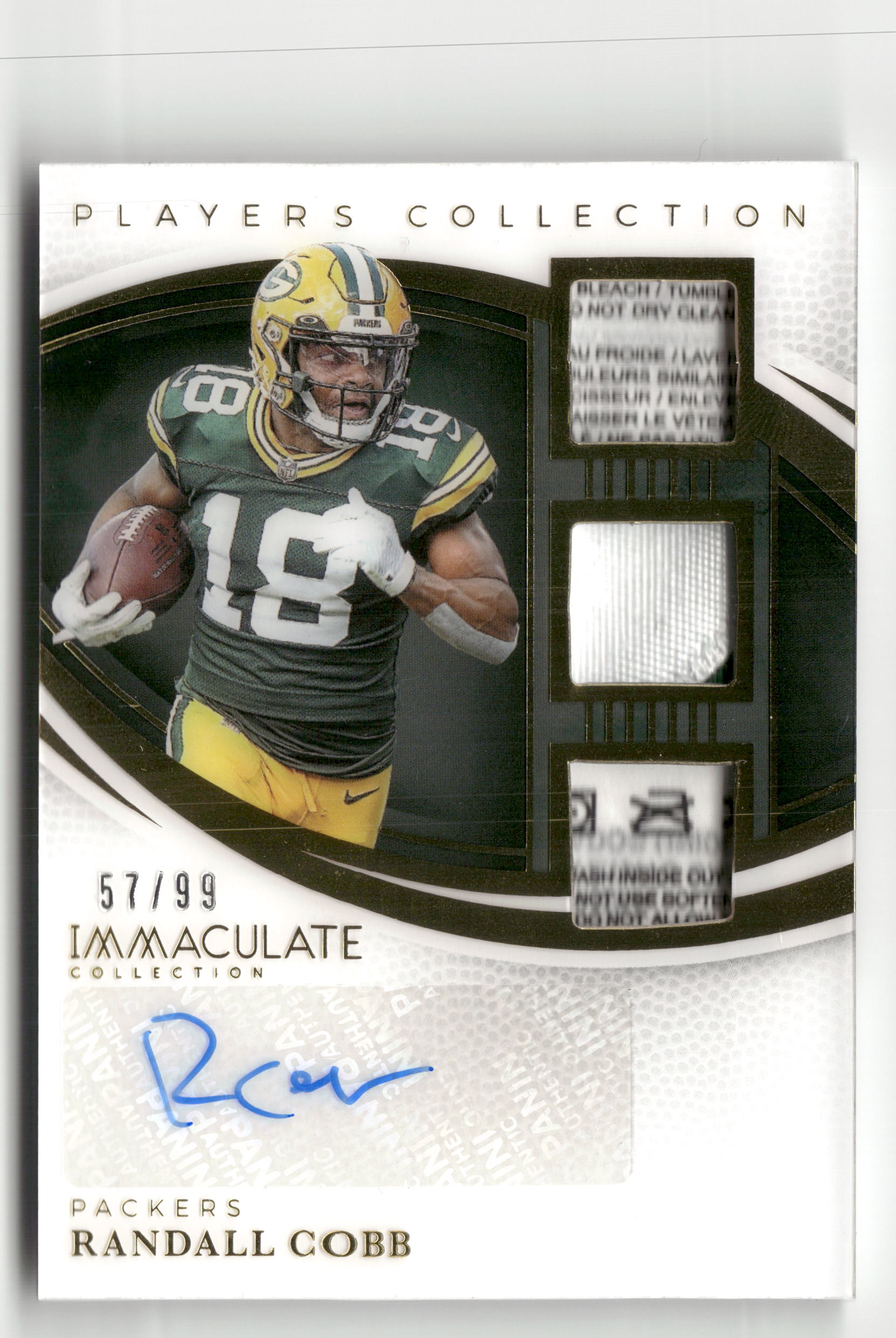 2025 Panini Immaculate Collection  #IPCA-RCB Randall Cobb RPA #/99