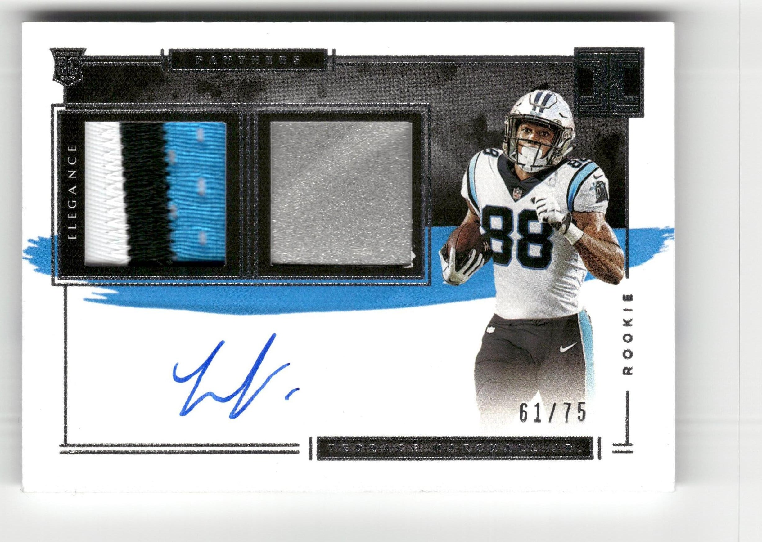 2021 Panini Impeccable #116 Terrace Marshall Jr. #/75
