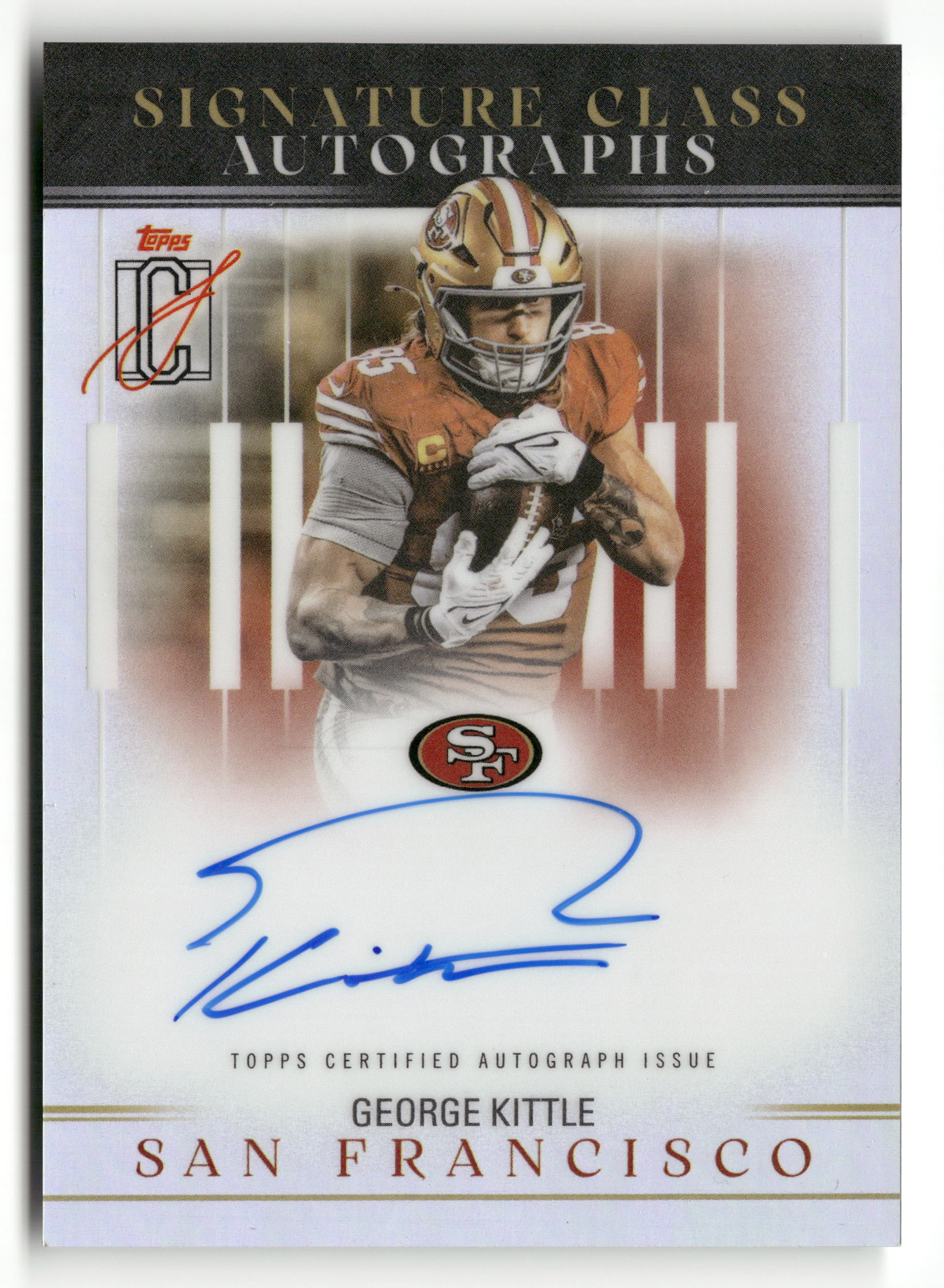 2025 Topps Signature Class #SCL-GK George Kittle Signature Class Autographs