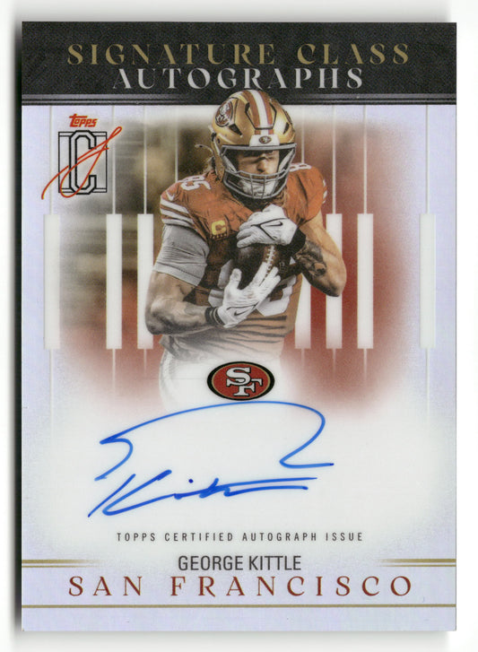 2025 Topps Signature Class #SCL-GK George Kittle Signature Class Autographs