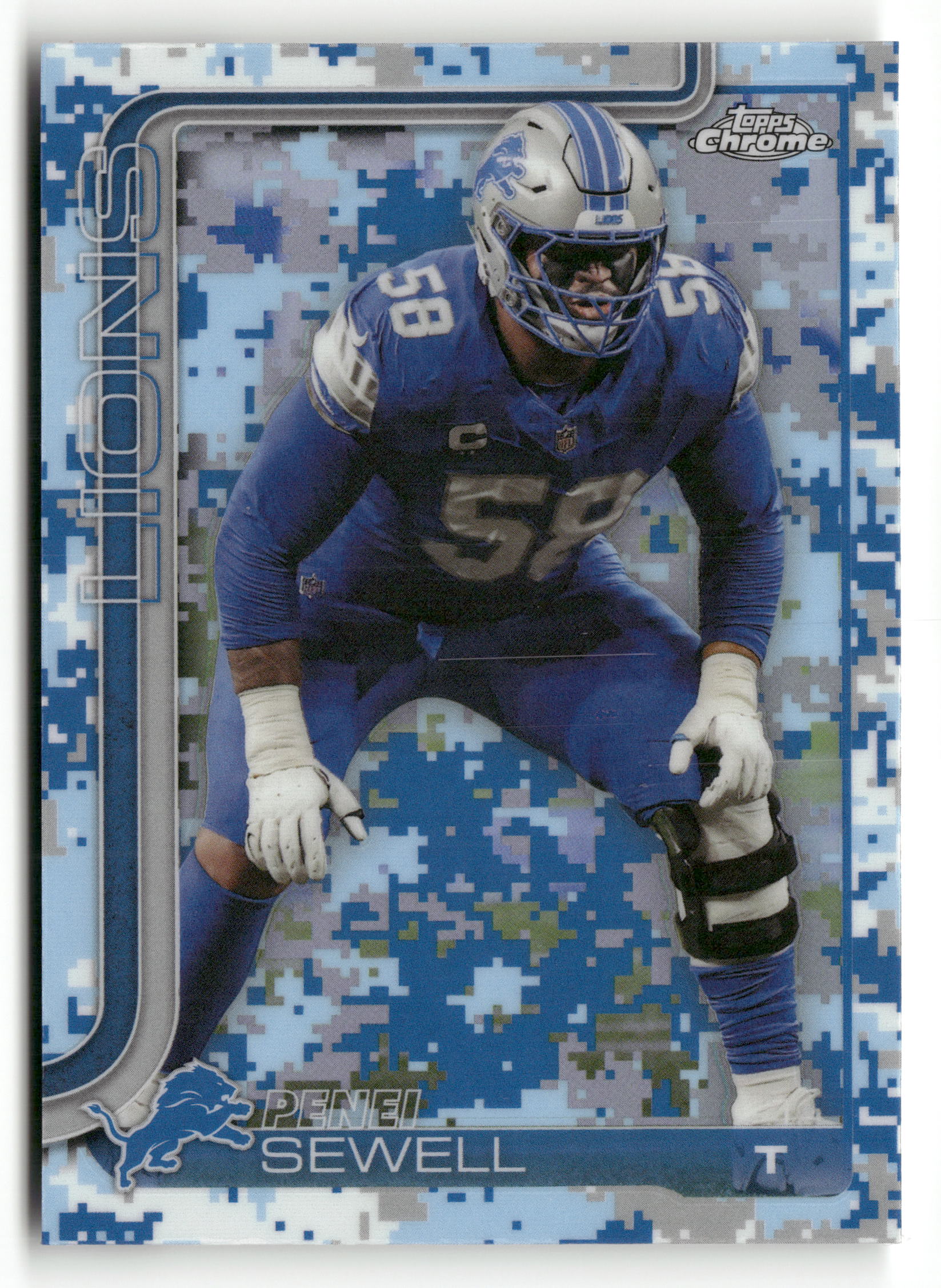 2025 Topps Chrome #99 Penei Sewell Team Camo
