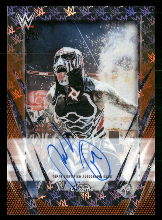2026 Topps Chrome WWE #LFA-PEN Penta Logofractor Autographs Orange #/25