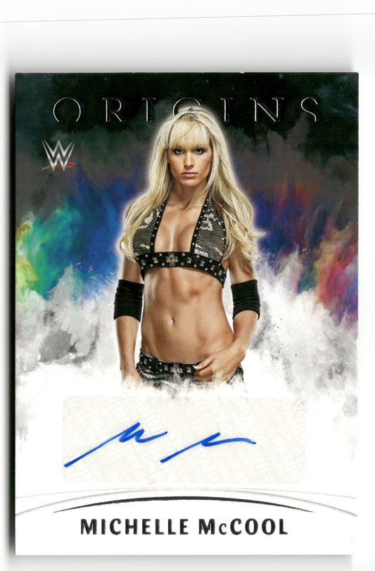 2022 Panini Chronicles WWE #OA-MMC Michelle McCool Origins Autographs