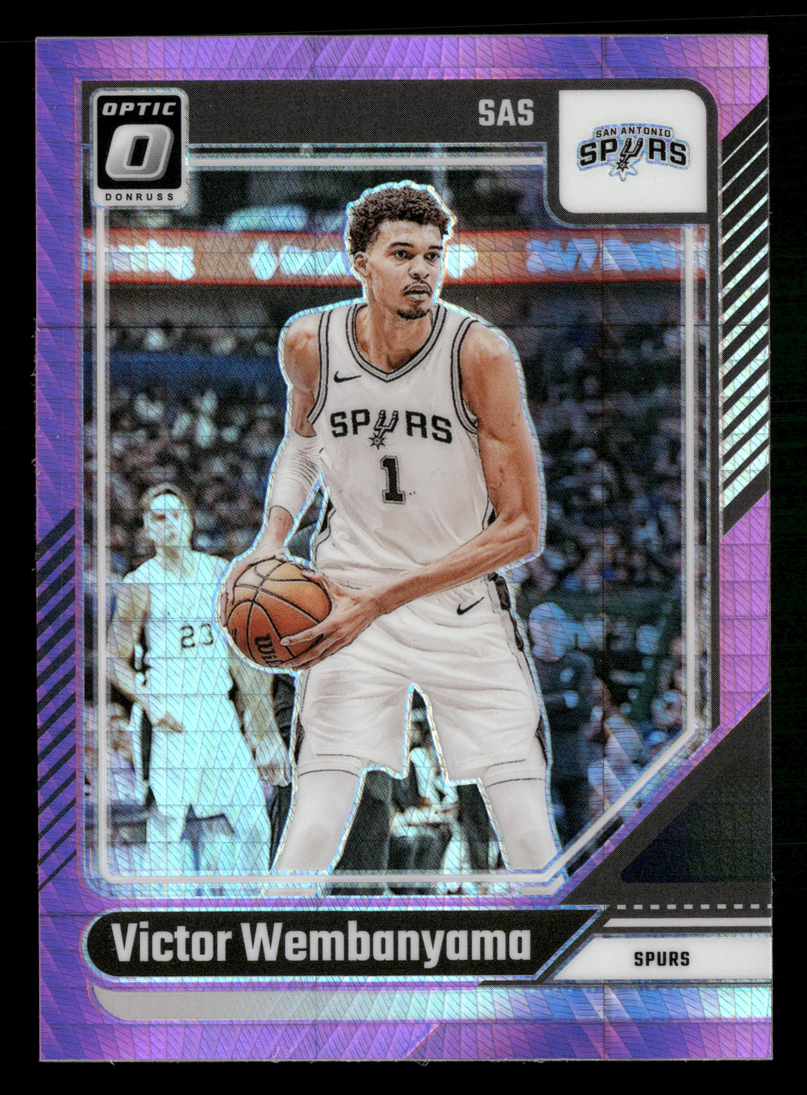 2024-25 Donruss Optic #45 Victor Wembanyama Hyper Pink