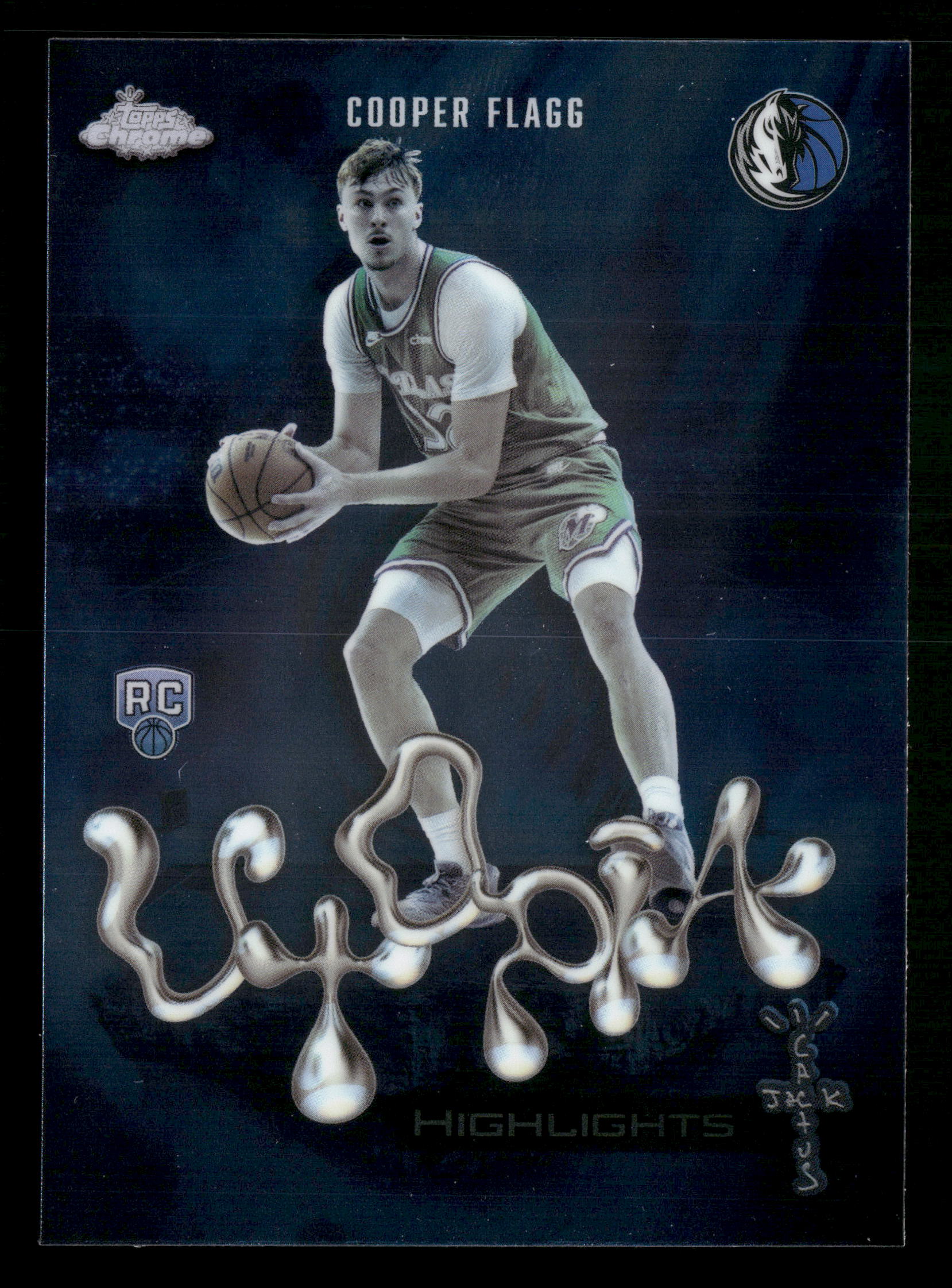 2025-26 Topps Chrome Cactus Jack #UH-21 Cooper Flagg Utopia Highlights