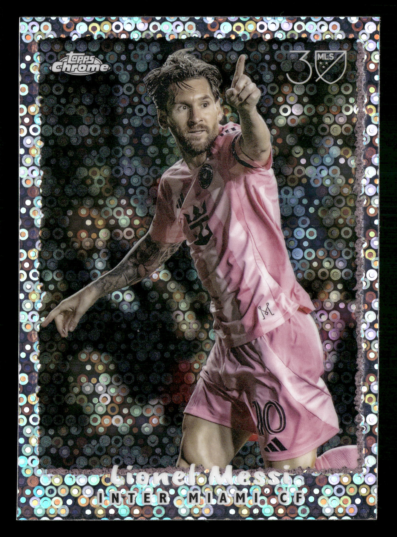 2025 Topps Chrome MLS #NF-23 Lionel Messi 1995 Topps