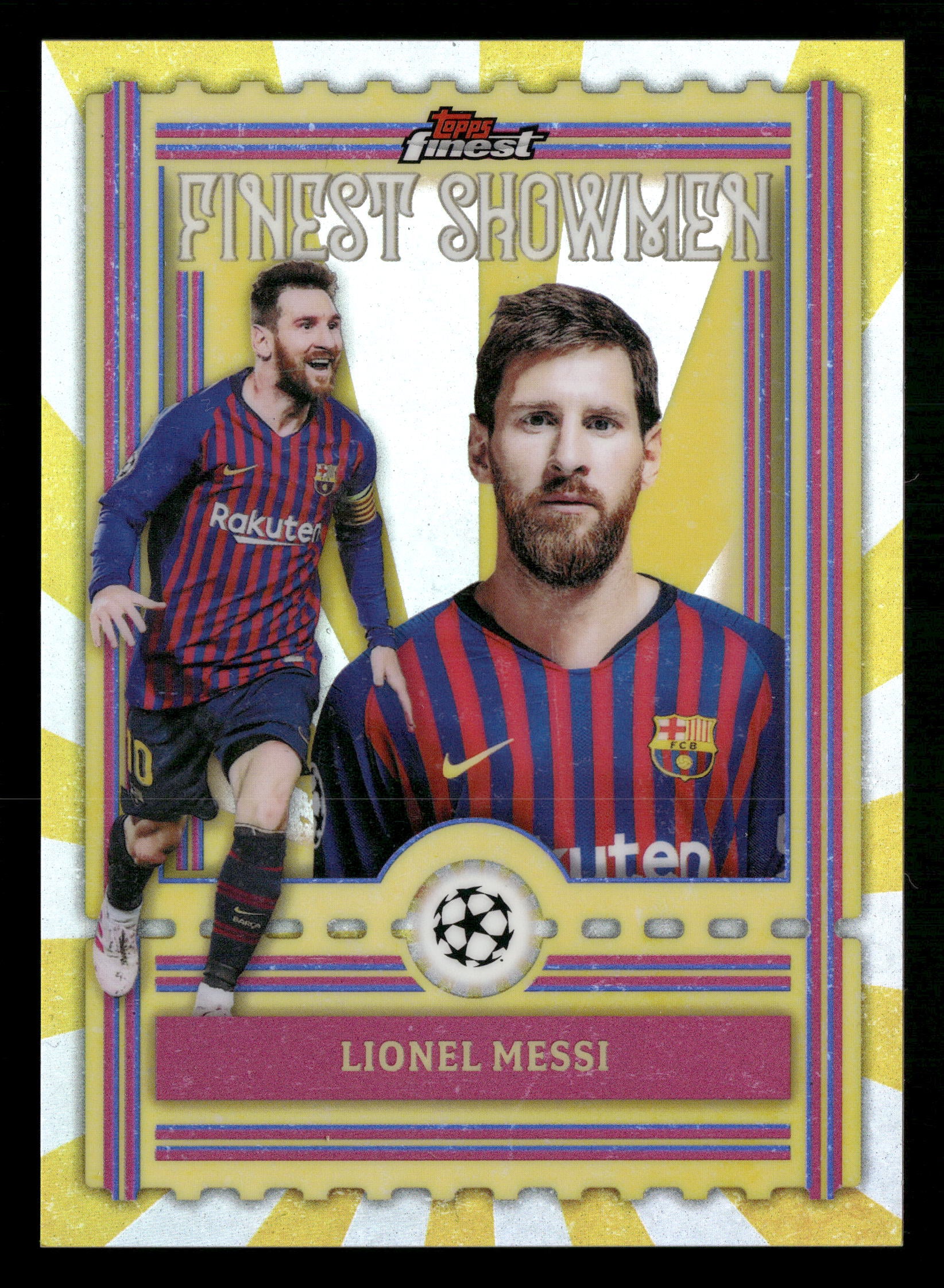 2025-26 Finest UEFA Club Competitions #FS-19 Lionel Messi Finest Showmen