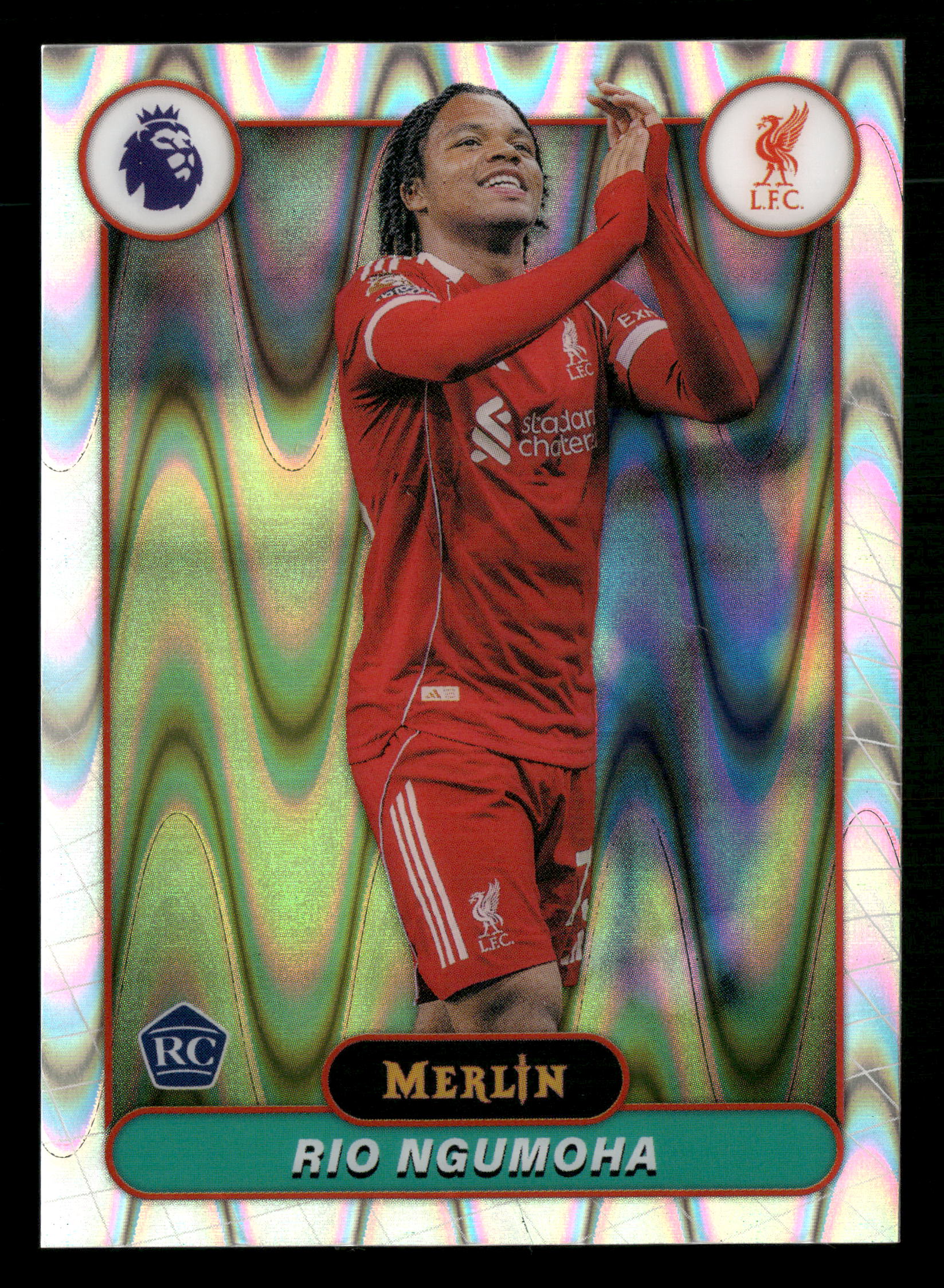 2026 Merlin Premier League #111 Rio Ngumoha RayWave Refractor