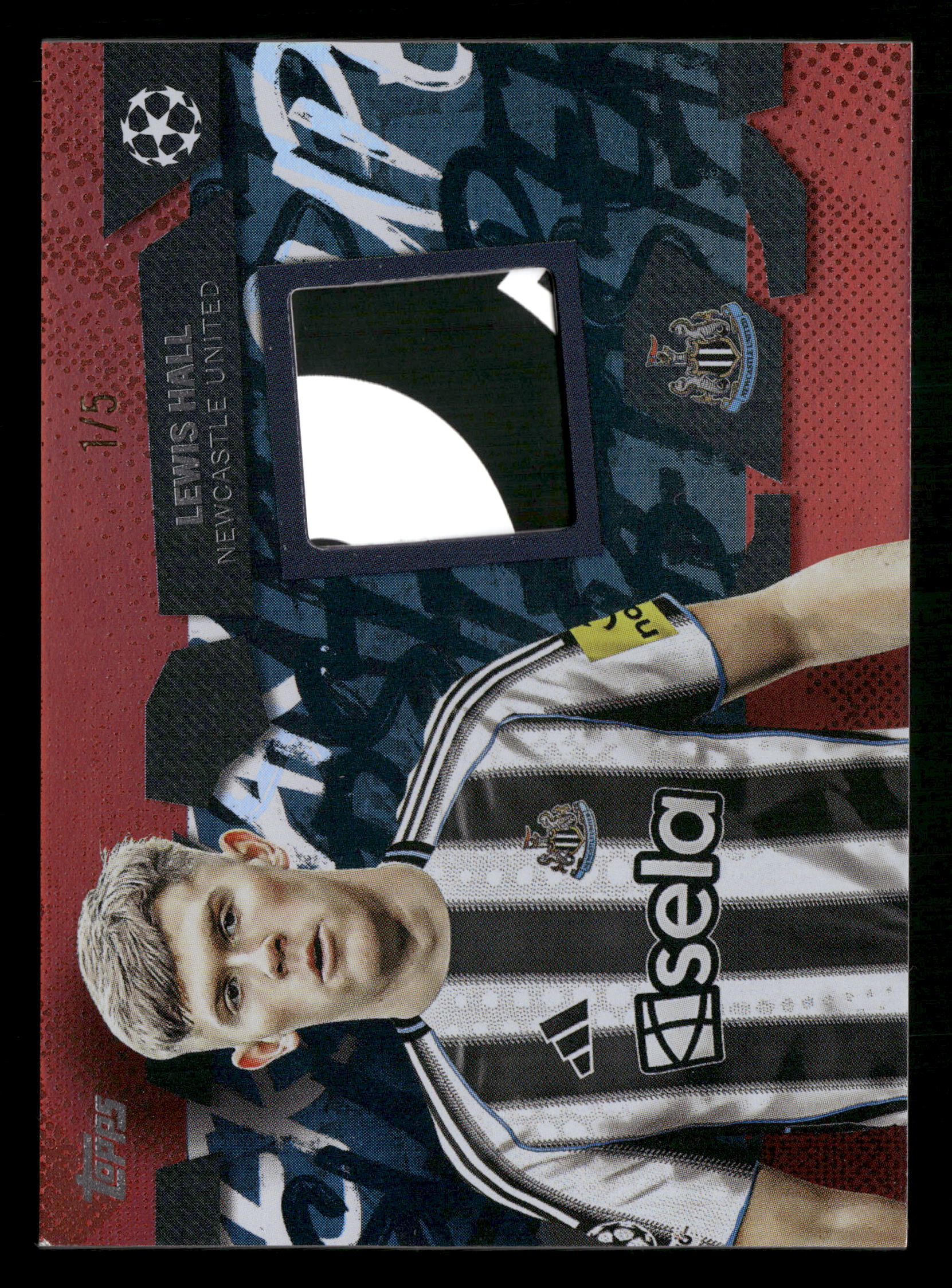 2025-26 Topps UEFA Club Competitions #TSR-LH Lewis Hall Topps Red Foil #/5