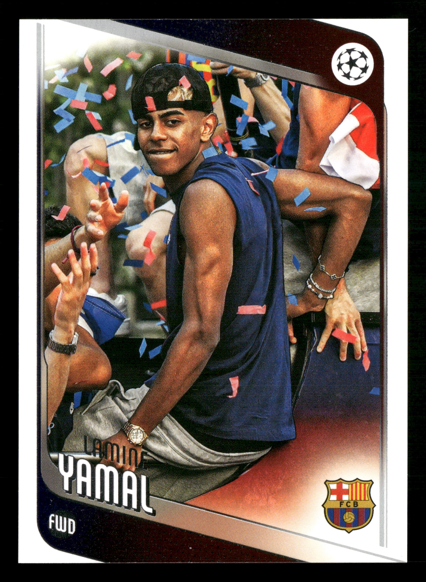 2025-26 Topps UEFA Club Competitions #10 Lamine Yamal Image Variation SSP