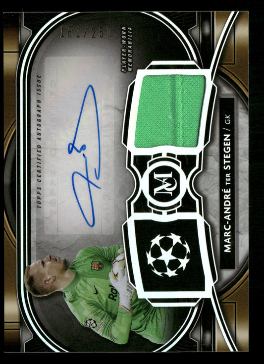 2021-22 Museum Champions League Marc-Andre ter Stegen Auto Relic #/250