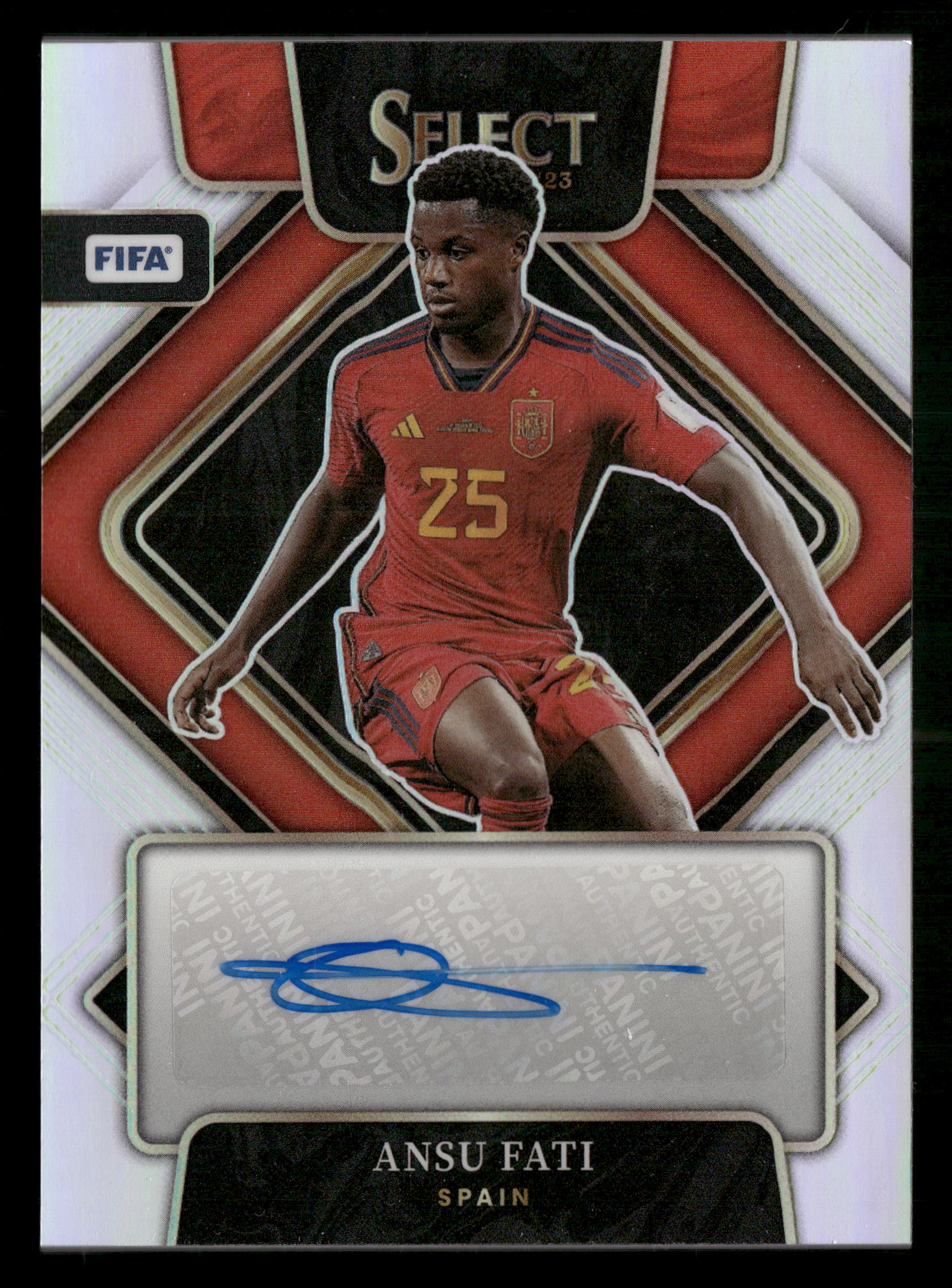 2022-23 Panini Select FIFA #S-AF Ansu Fati Signatures