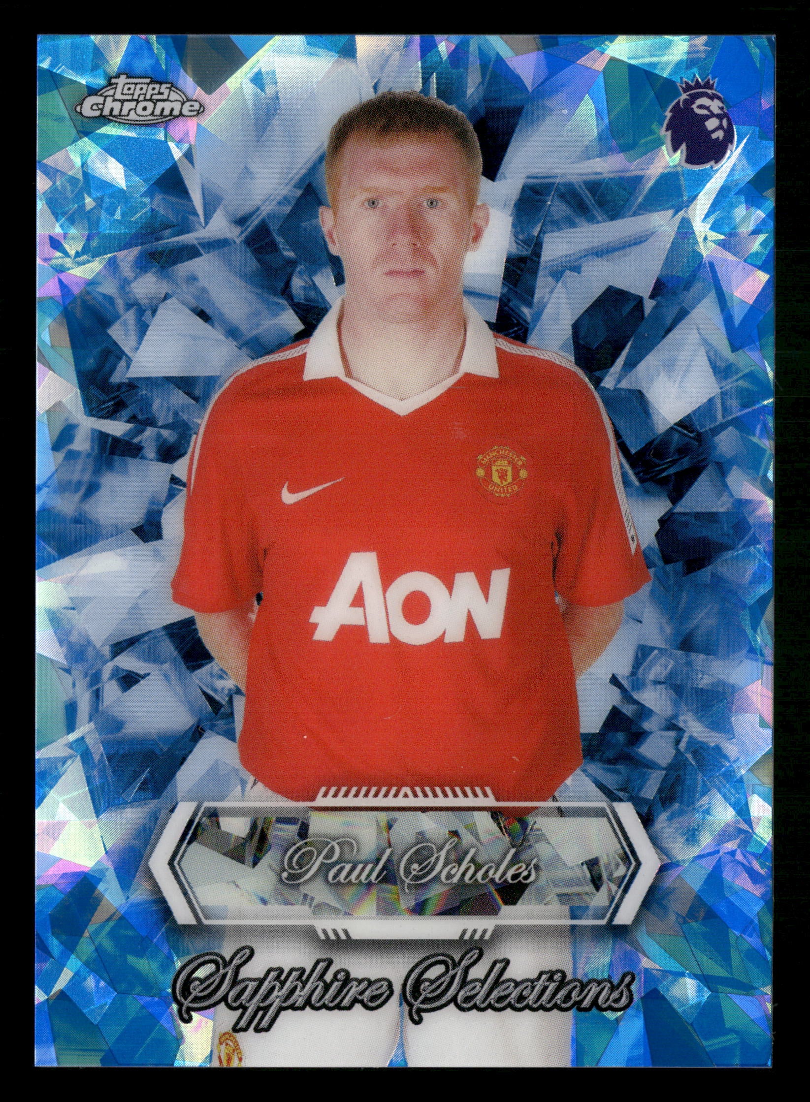 2025-26 Chrome Sapphire Premier League #SS-16 Paul Scholes Sapphire Selections