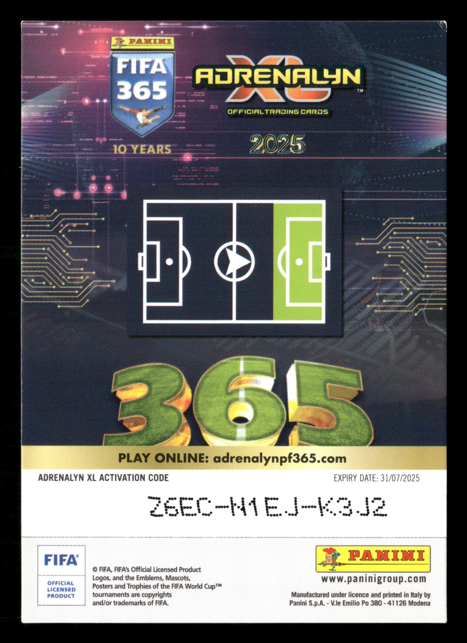 2025 Panini Adrenalyn XL FIFA 365 #NNO Lamine Yamal Limited Edition Premium Gold