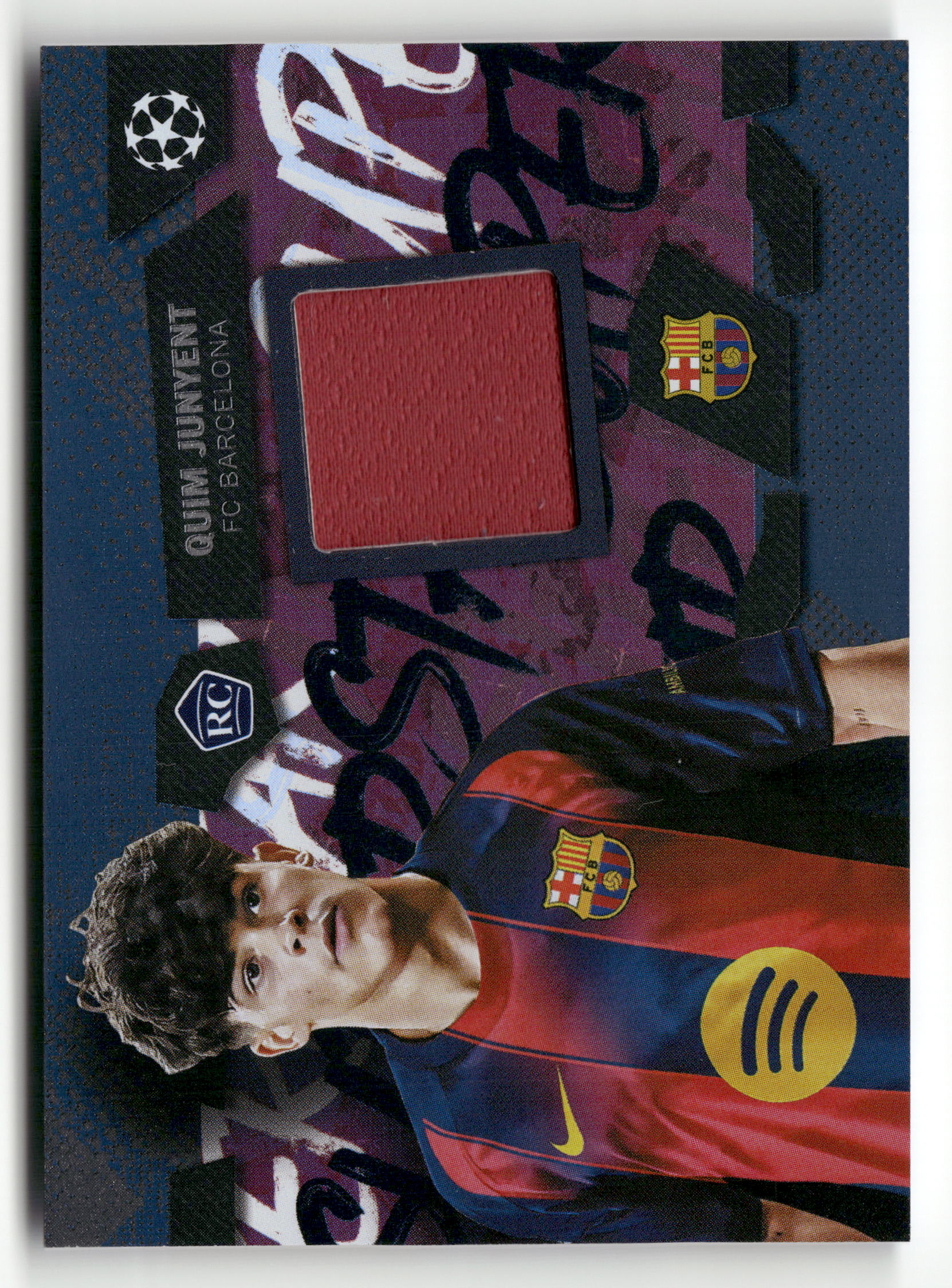 2025-26 Topps UEFA Club Competitions #TSR-QJ Quim Junyent Topps Superstar Relics