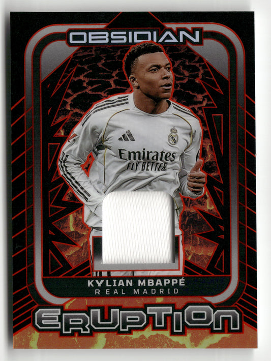 2025-26 Obsidian #ER-KM Kylian Mbappe Eruption Relic #175