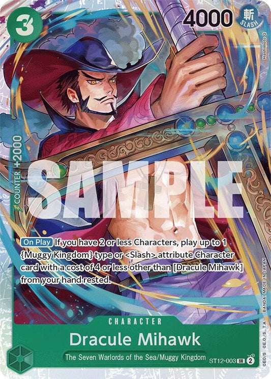 Dracule Mihawk ST12-003 (Starter Deck 12: Zoro and Sanji)  - Foil