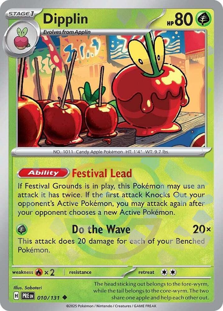 Dipplin 010/131 (SV: Prismatic Evolutions)  - Master Ball Holofoil