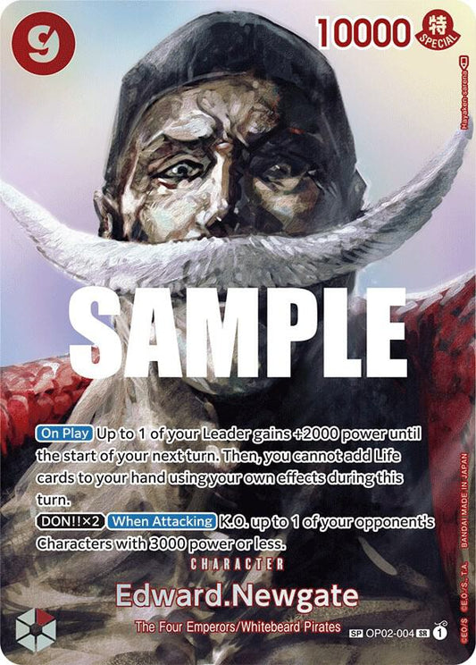 Edward.Newgate OP02-004 (Kingdoms of Intrigue)  - Special Foil