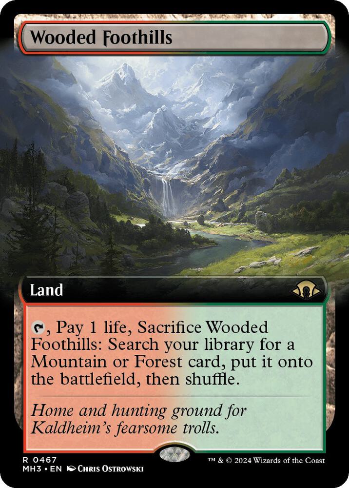 Wooded Foothills 467/319 (Modern Horizons 3)  - Extended Art