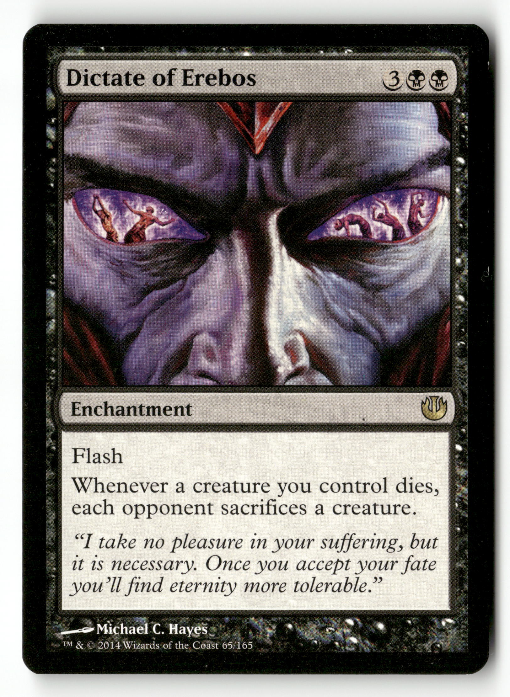 MTG Journey Into Nyx 65 Dictate of Erebos R NM