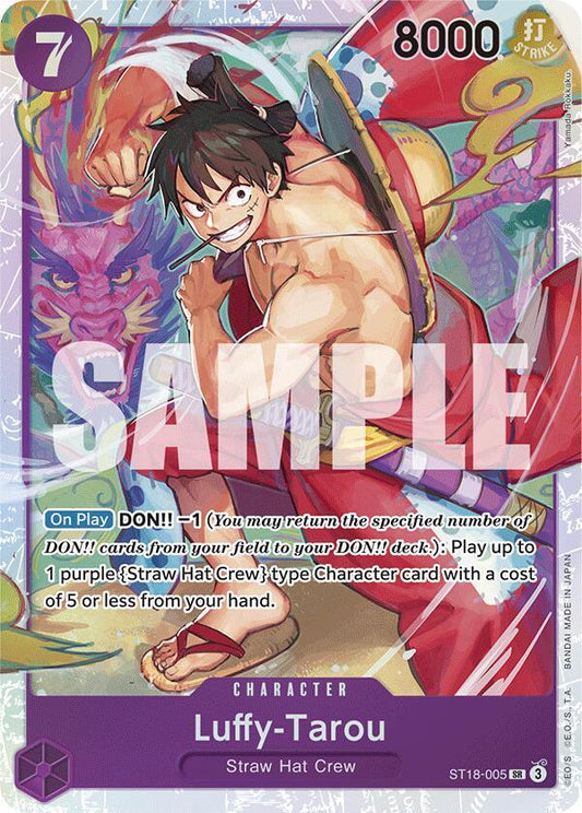 Luffy-Tarou ST18-005 (Starter Deck 18: PURPLE Monkey.D.Luffy)  - Foil