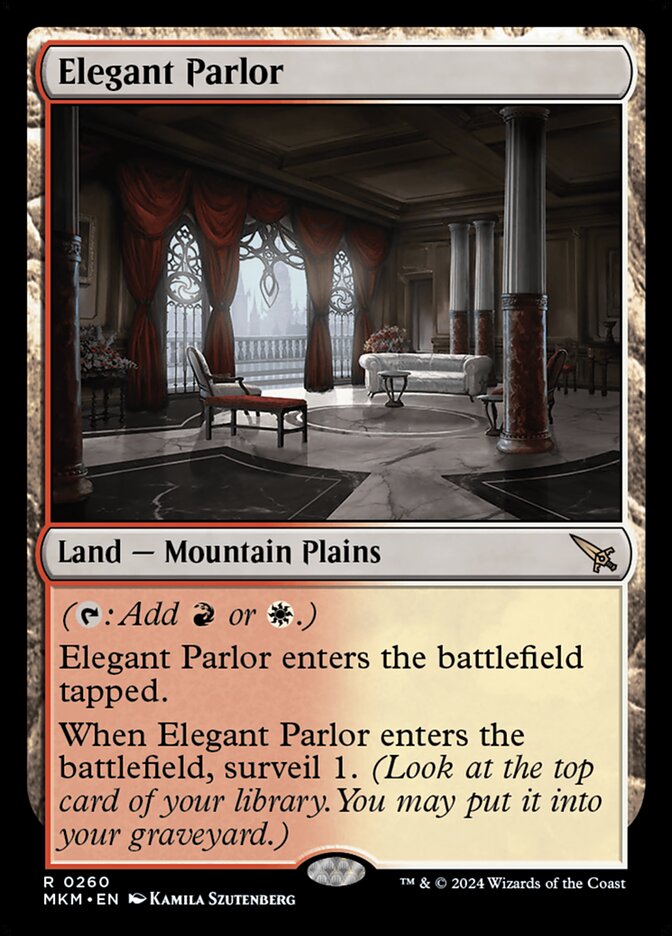 Elegant Parlor 260/286 (Murders at Karlov Manor) 