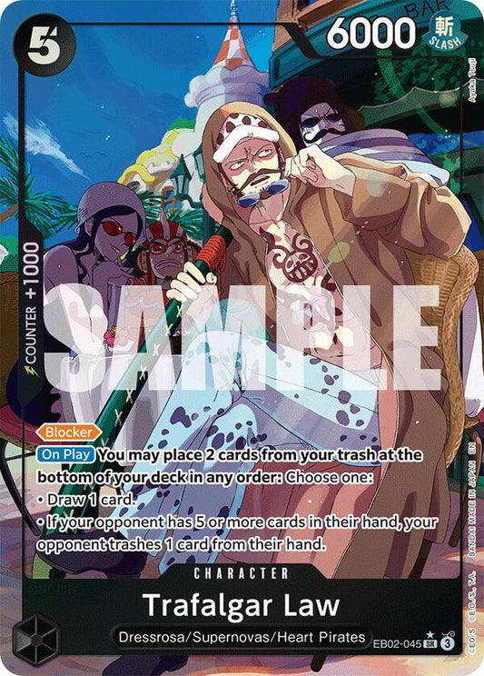 Trafalgar Law EB02-045 (Extra Booster: Anime 25th Collection)  - Alternate Art Foil