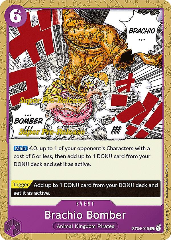 Brachio Bomber ST04-015 (Super Pre-Release Starter Deck 4: Animal Kingdom Pirates) 