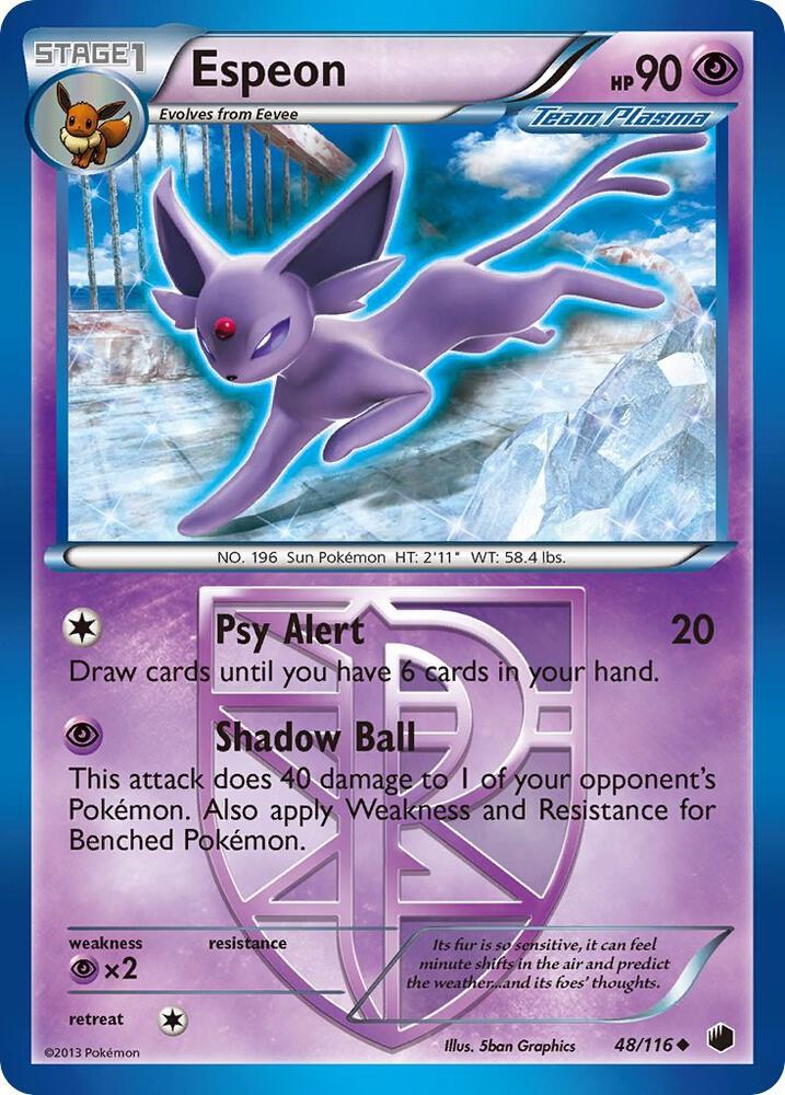Espeon Team Plasma 48/116 (Plasma Freeze) 
