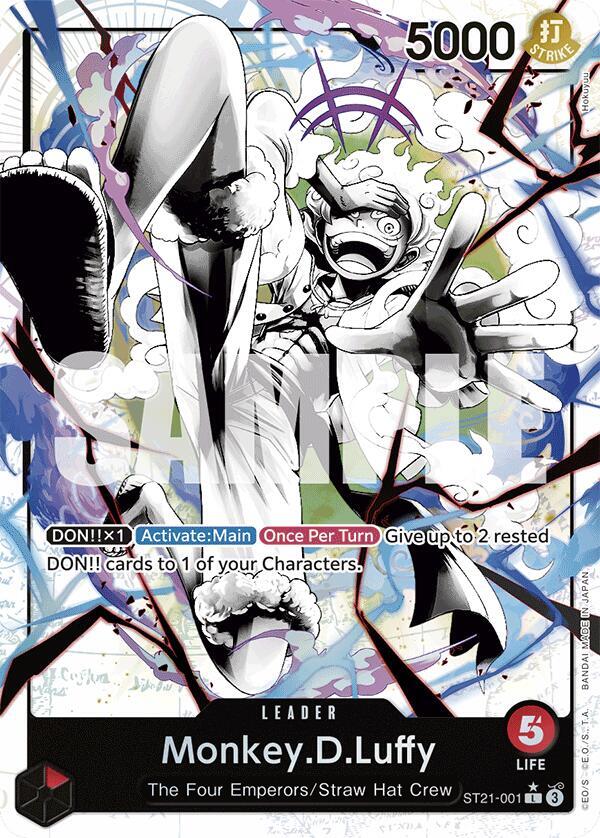 Monkey.D.Luffy ST21-001 (Starter Deck EX: Gear 5)  - Parallel Foil