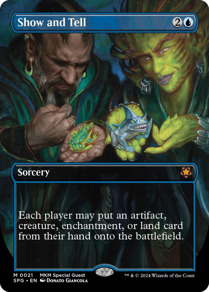 Show and Tell 21/0 (Special Guests)  - Borderless Foil