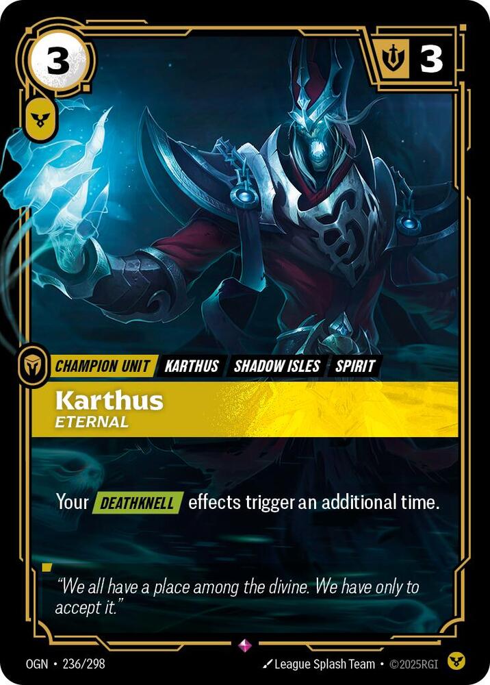 Karthus - Eternal 236/298 (Origins)  - Foil