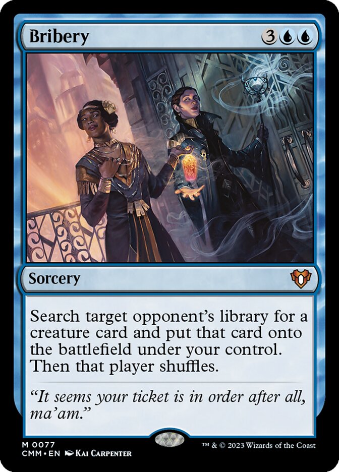 Bribery 77/451 (Commander Masters) 