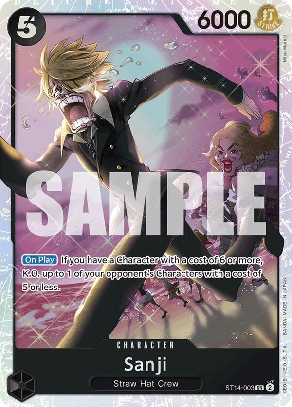 Sanji ST14-003 (Starter Deck 14: 3D2Y)  - Foil
