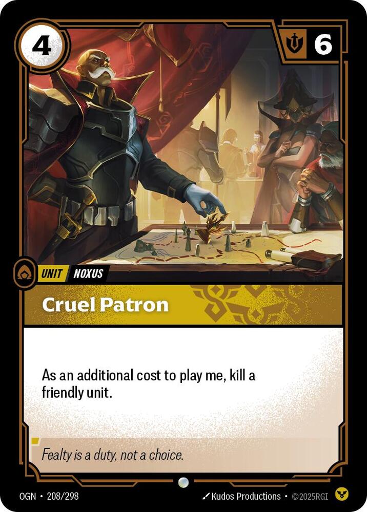 Cruel Patron 208/298 (Origins)  - Foil