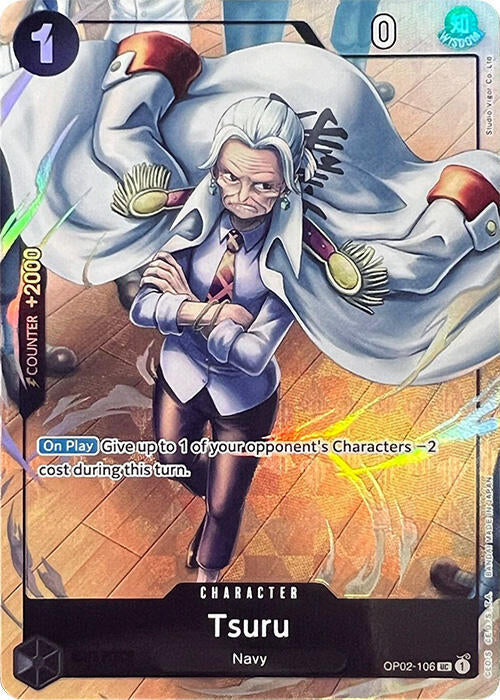 Tsuru (PCC Vol.1) OP02-106 (One Piece Promotion Cards)  - Alternate Art Foil