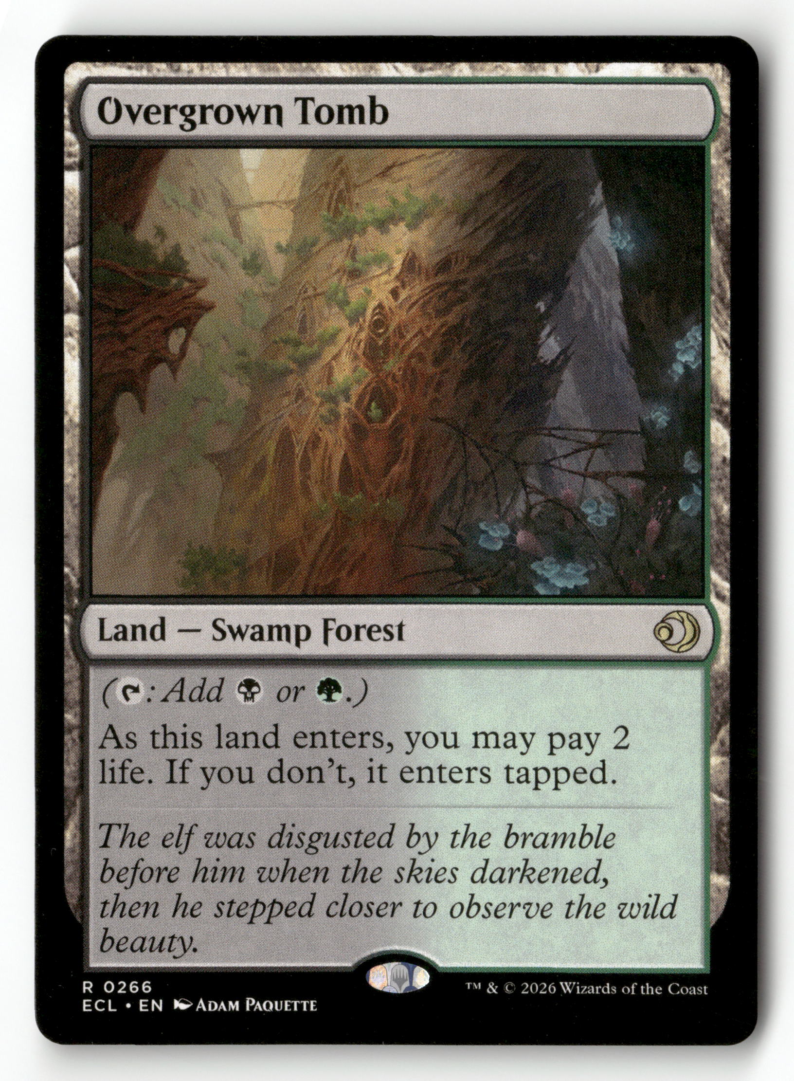 MTG Lorwyn Eclipsed 266 Overgrown Tomb R NM