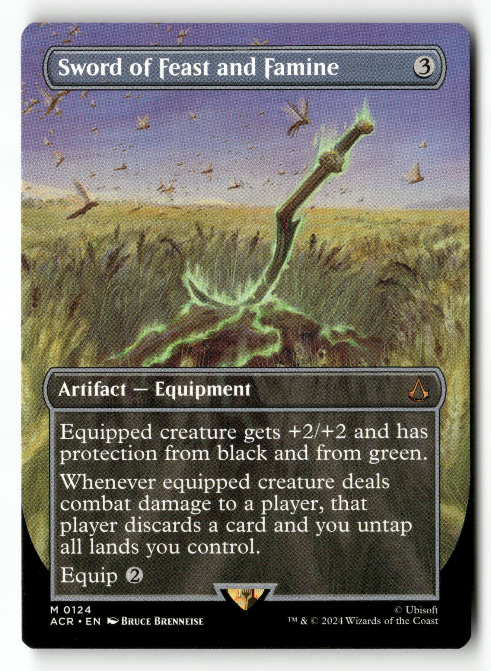 MTG: Assassin's Creed 124 Sword of Feast and Famine (Borderless) M NM