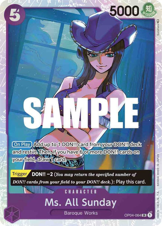 Ms. All Sunday OP04-064 (Kingdoms of Intrigue)  - Foil