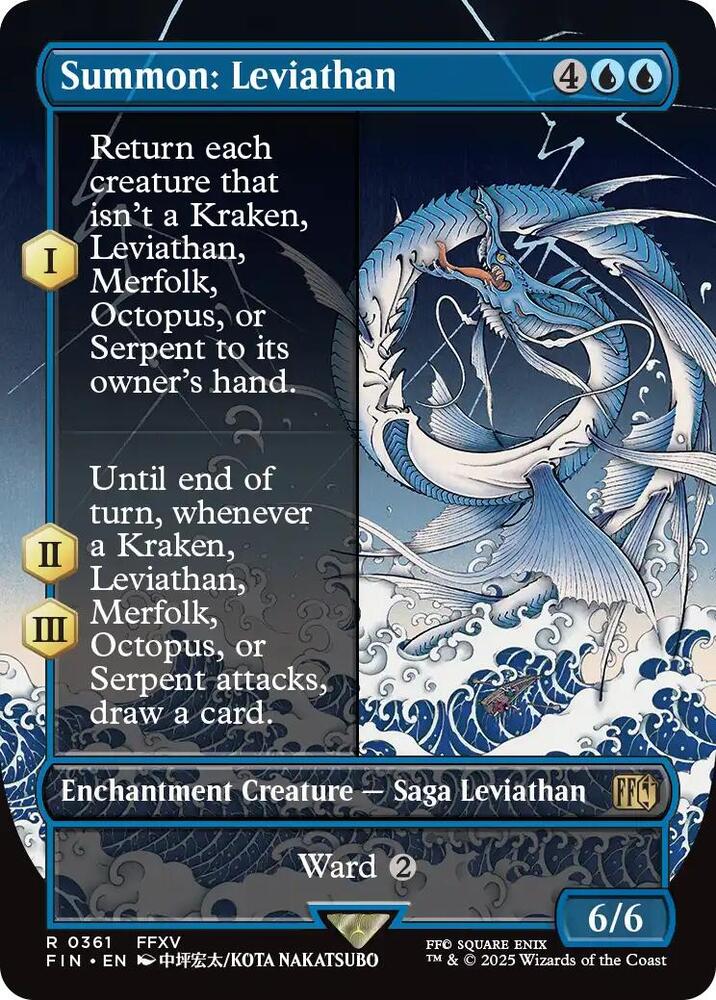 Summon: Leviathan 361 (FINAL FANTASY)  - Borderless